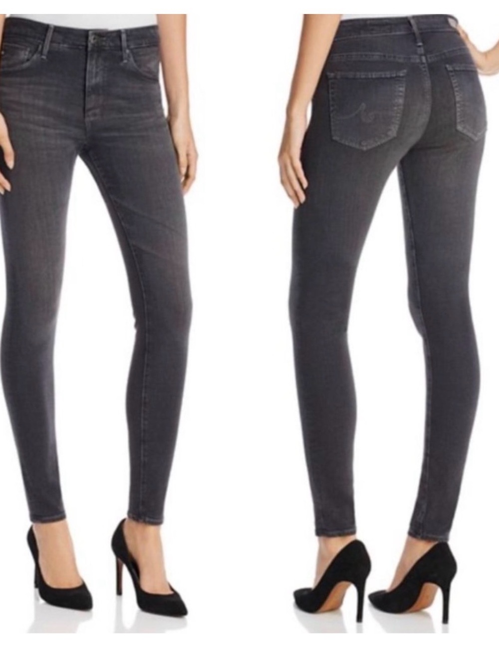 AG Adriano Goldschmied Skinny Jeans - grey mist